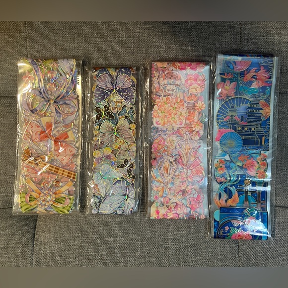 Waterproof PET Tape cute, lovely,Flower, journal sticker, Notebook, hand account - Picture 1 of 6